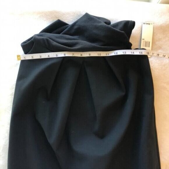 DKNY Donna Karen New York Black Off The Shoulder Wool Dress - Size 4 - Picture 7 of 9